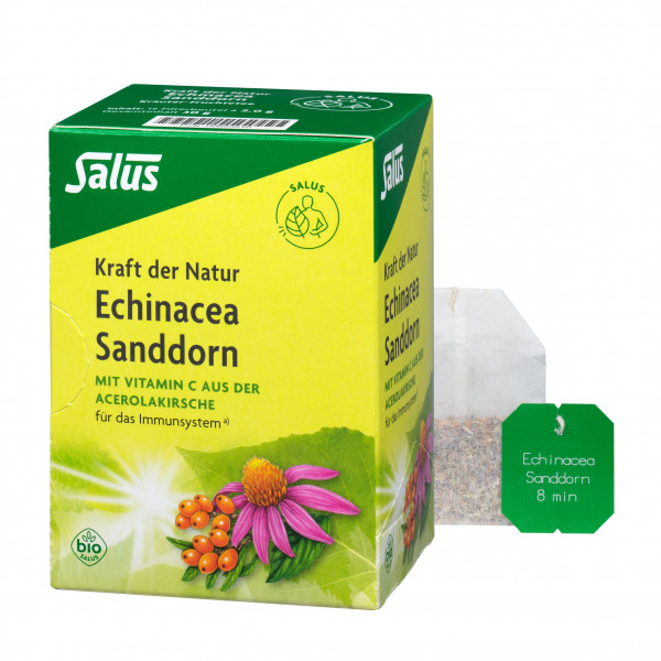 Abbildung für ECHINACEA SANDDORN Tee Kraft der Natur Salus Fbtl. BIO