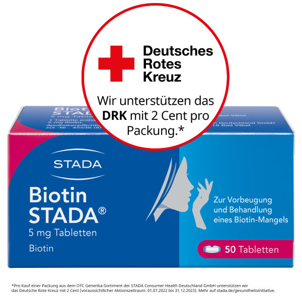 Abbildung für BIOTIN STADA 5 mg Tabletten