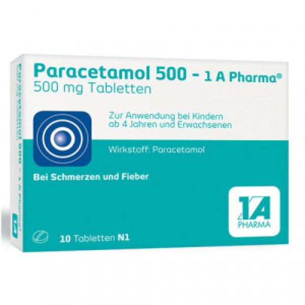 Abbildung für PARACETAMOL 500-1A Pharma Tabletten