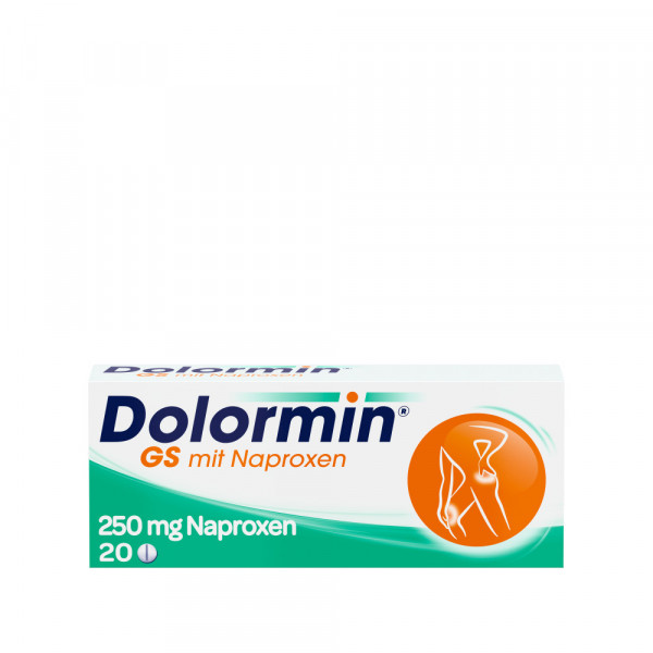 Abbildung für DOLORMIN GS mit Naproxen Tabletten