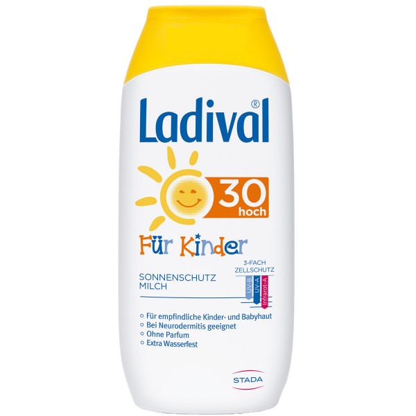 Abbildung für LADIVAL Kinder Sonnenmilch LSF 30