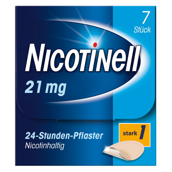 Abbildung für NICOTINELL 21 mg/24-Stunden-Pflaster 52,5mg