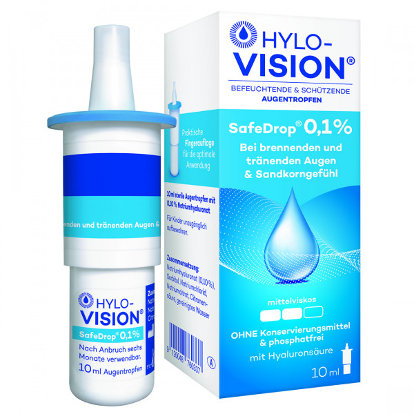 Abbildung für HYLO-VISION SafeDrop 0,1% Augentropfen