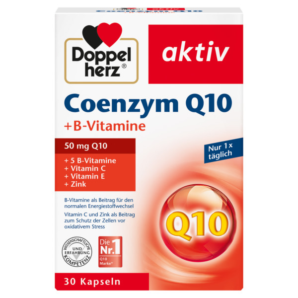 Abbildung für DOPPELHERZ Coenzym Q10+B Vitamine Kapseln