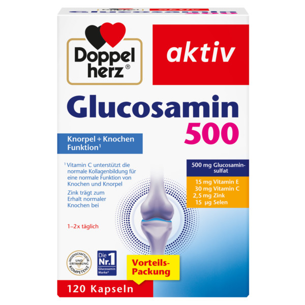 Abbildung für DOPPELHERZ aktiv Glucosamin 500