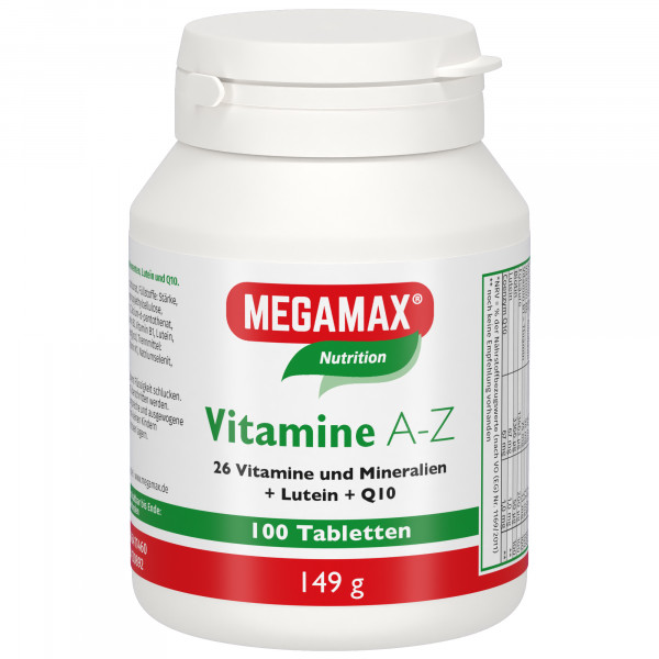 Abbildung für MEGAMAX Vitamine A-Z+Q10+Lutein Tabletten