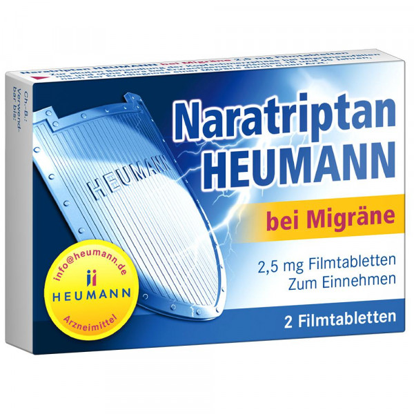 Abbildung für NARATRIPTAN Heumann bei Migräne 2,5 mg Filmtabl.