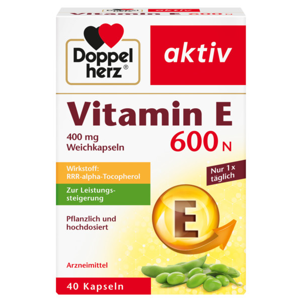 Abbildung für DOPPELHERZ Vitamin E 600 N Weichkapseln