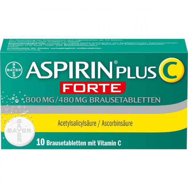 Abbildung für ASPIRIN plus C forte 800 mg/480 mg Brausetabletten