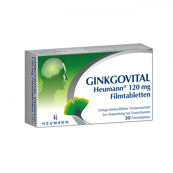 Abbildung für GINKGOVITAL Heumann 120 mg Filmtabletten