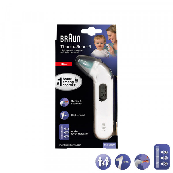 Abbildung für BRAUN THERMOSCAN 3 Infrarot-Ohrthermometer