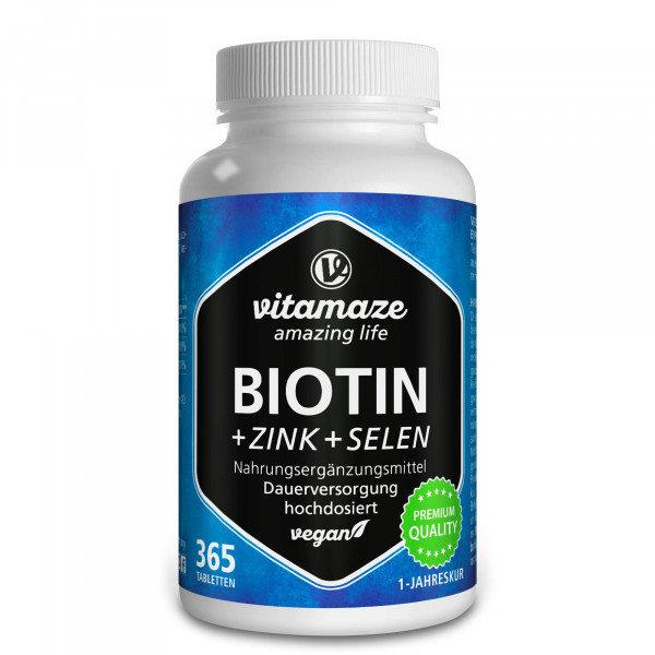 Abbildung für BIOTIN 10 mg hochdosiert+Zink+Selen Tabletten