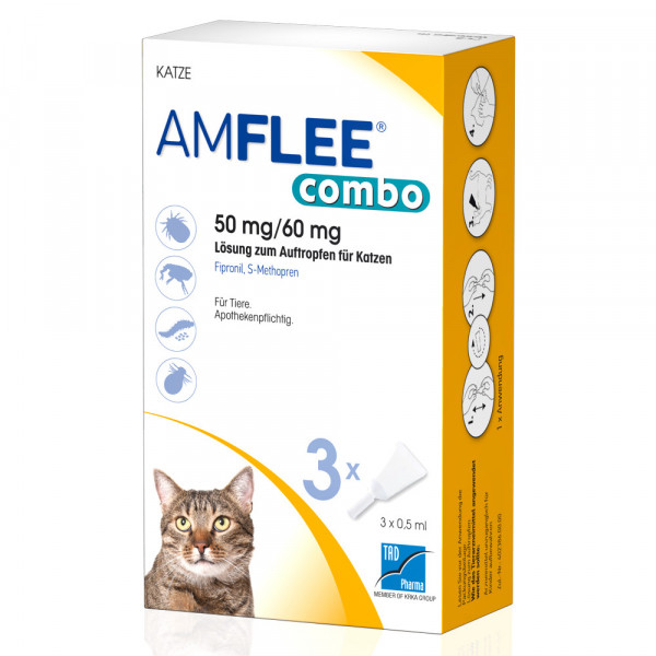 Abbildung für AMFLEE combo 50/60mg Lsg.z.Auftropfen f.Katzen