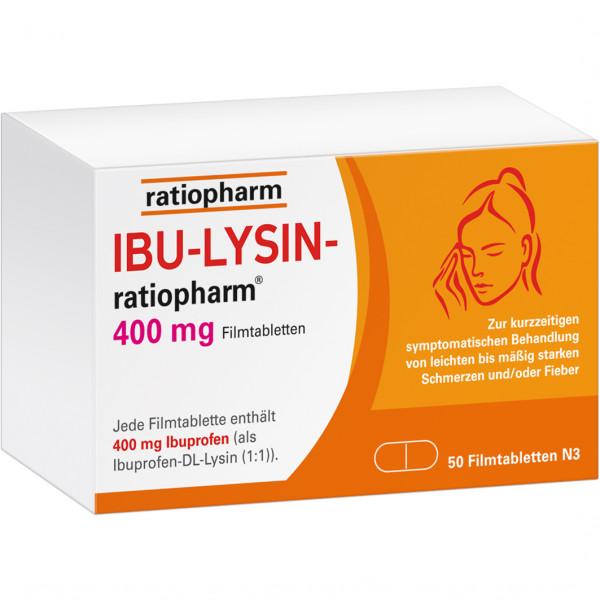 Abbildung für IBU-LYSIN-ratiopharm 400 mg Filmtabletten