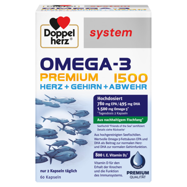 Abbildung für DOPPELHERZ Omega-3 Premium 1500 system Kapseln