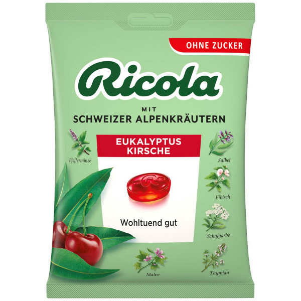 Abbildung für RICOLA o.Z.Beutel Eukalyptus Kirsche Bonbons