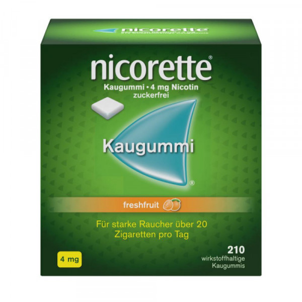 Abbildung für NICORETTE Kaugummi 4 mg freshfruit