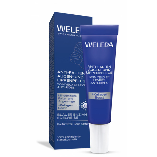Abbildung für WELEDA Anti-Falten Aug.&Lippenpfl.bl.Enz.&Edelwei.