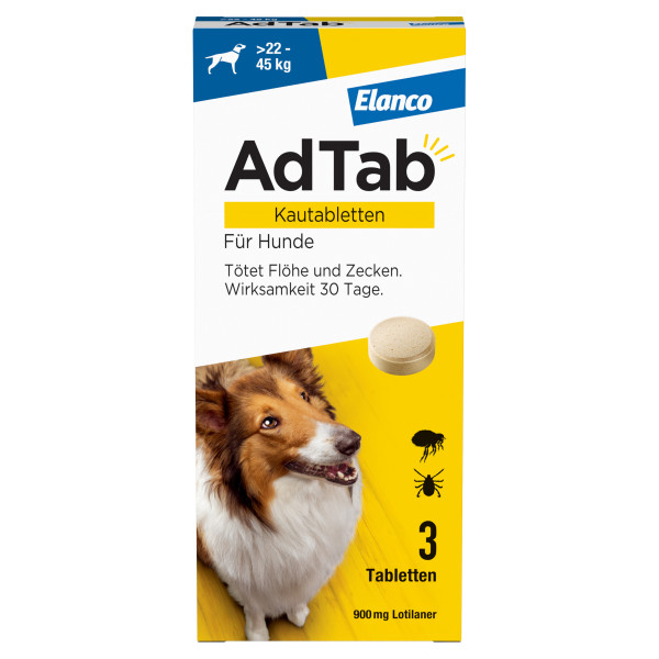 Abbildung für ADTAB 900 mg Kautabletten für Hunde >22-45 kg