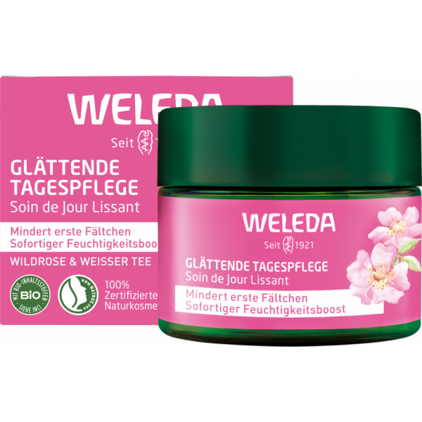 Abbildung für WELEDA glättende Tagespflege Wildrose & weißer Tee