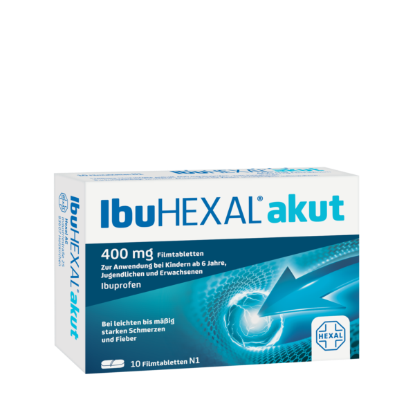 Abbildung für IBUHEXAL akut Ibuprofen 400 mg Filmtabletten