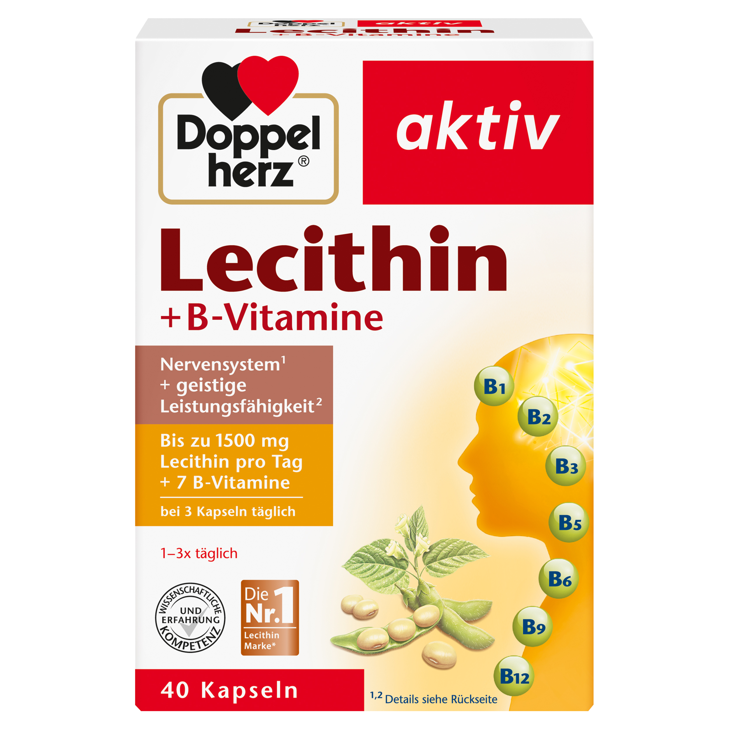 Abbildung für DOPPELHERZ Lecithin+B-Vitamine Kapseln