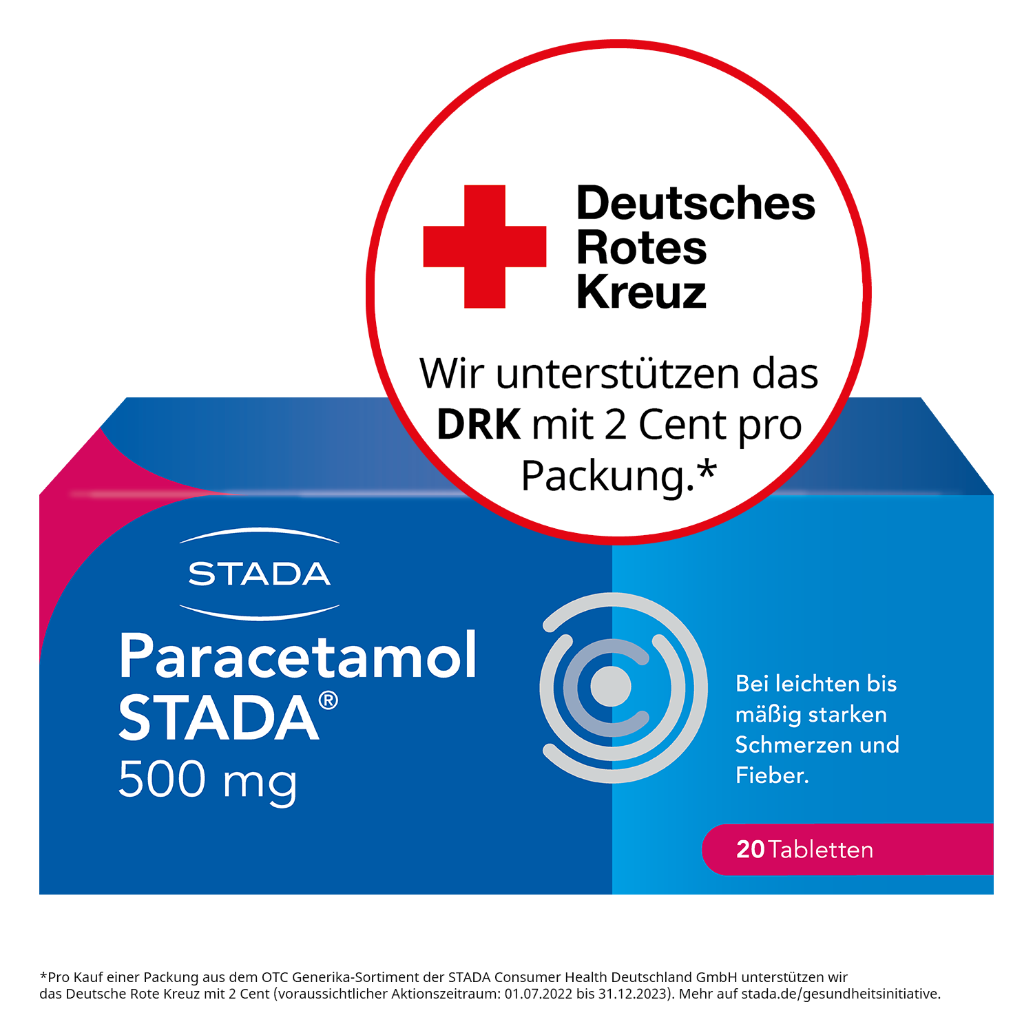 Abbildung für PARACETAMOL STADA 500 mg Tabletten