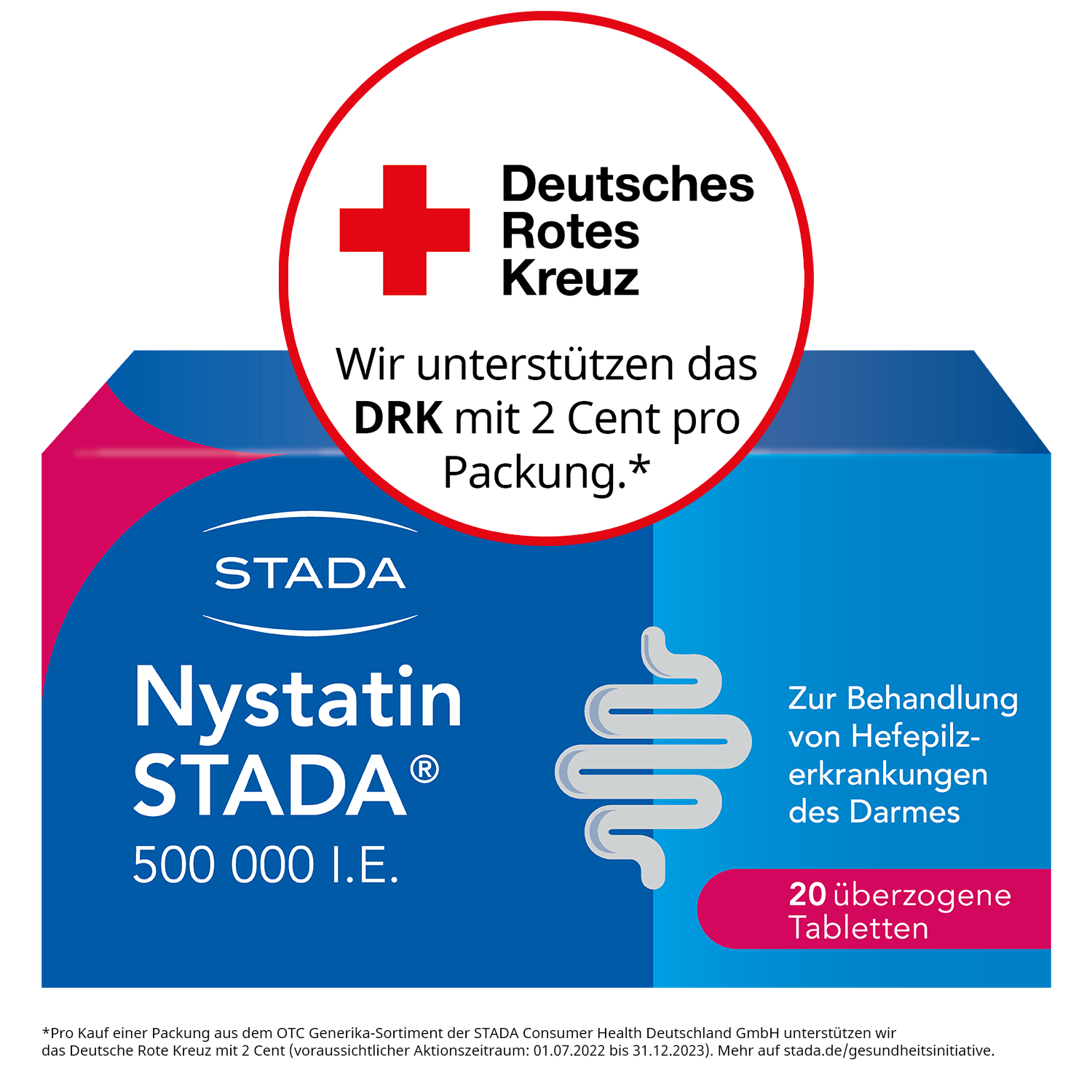 Abbildung für NYSTATIN STADA 500.000 I.E. überzogene Tabletten