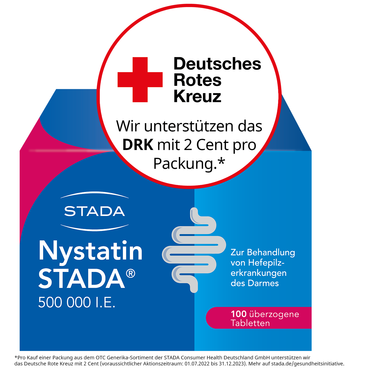 Abbildung für NYSTATIN STADA 500.000 I.E. überzogene Tabletten