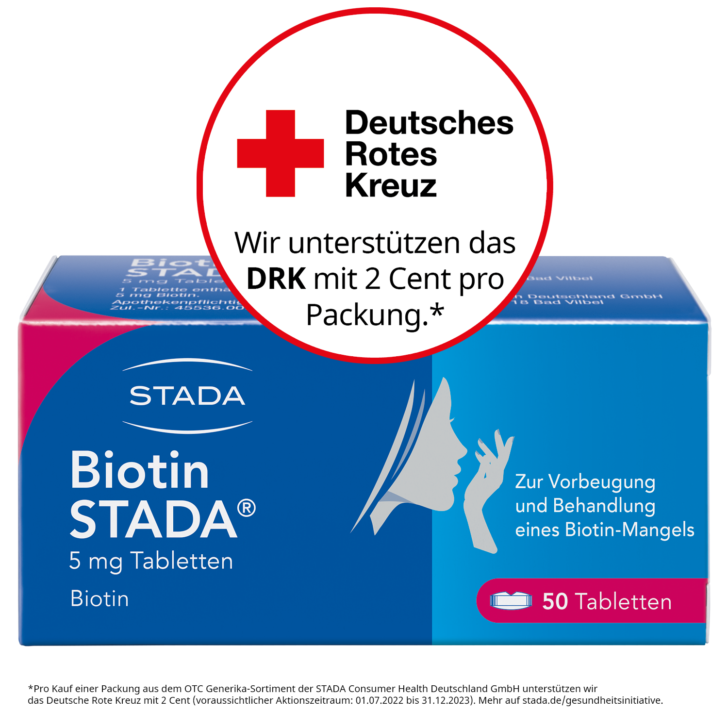 Abbildung für BIOTIN STADA 5 mg Tabletten