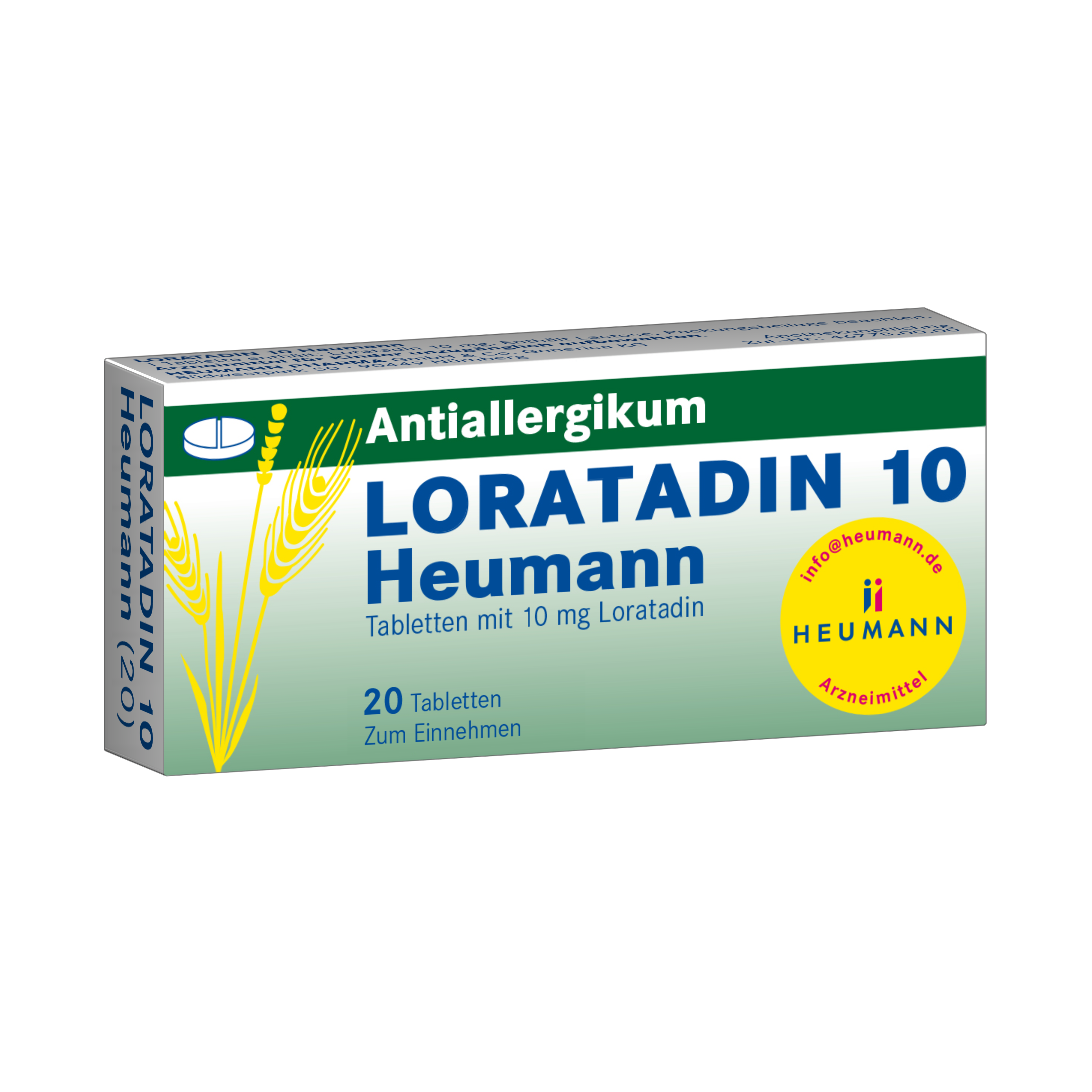 Abbildung für LORATADIN 10 Heumann Tabletten