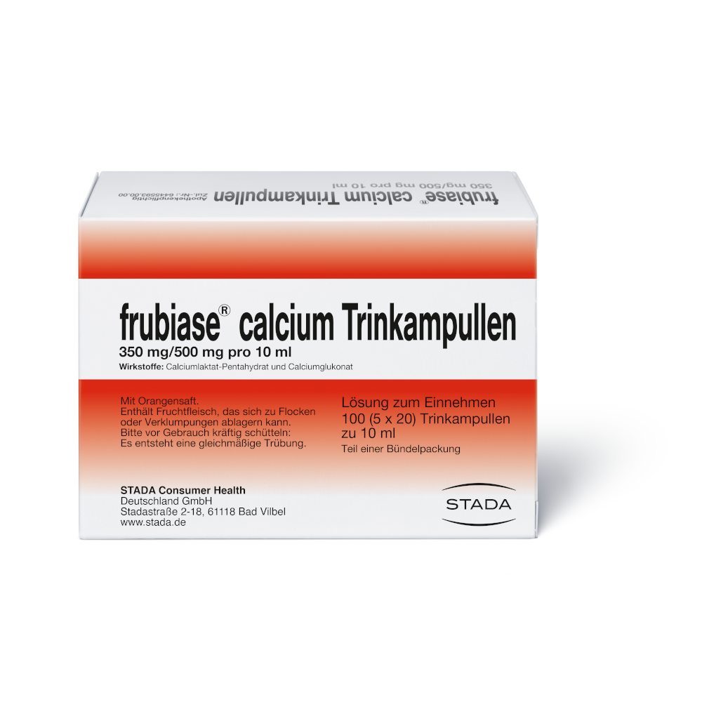 Abbildung für FRUBIASE CALCIUM T Trinkampullen