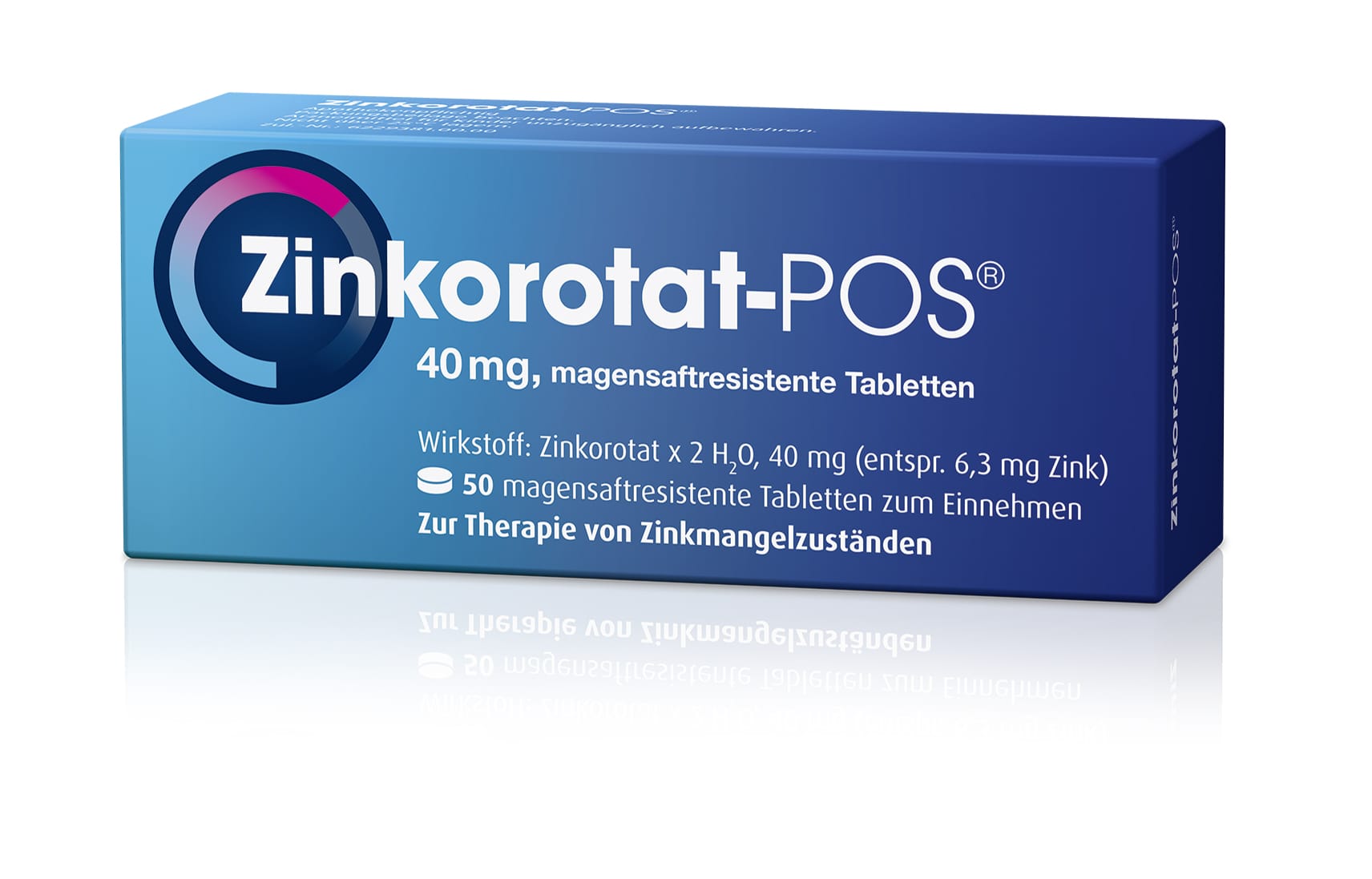 Abbildung für ZINKOROTAT POS magensaftresistente Tabletten