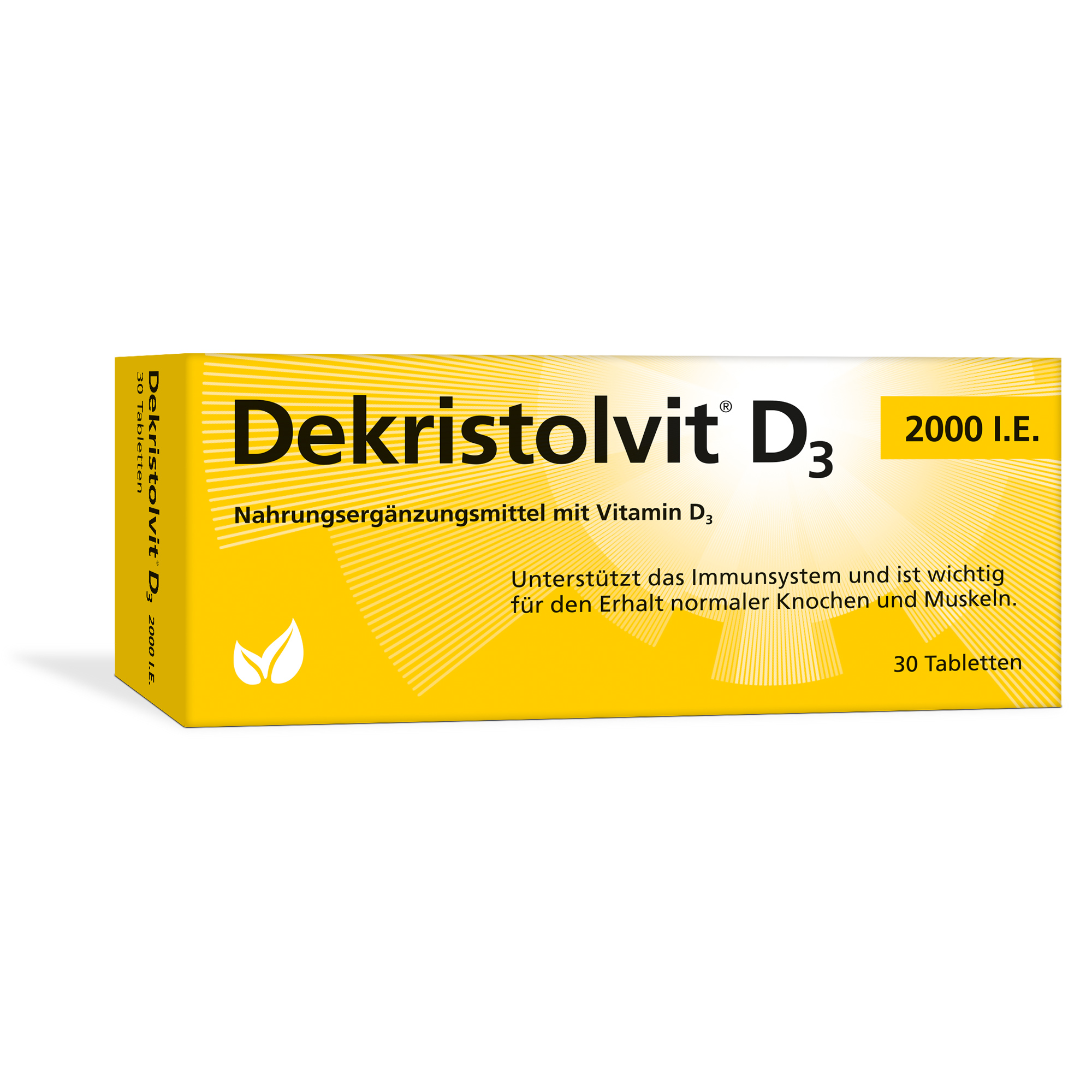Abbildung für DEKRISTOLVIT D3 2.000 I.E. Tabletten