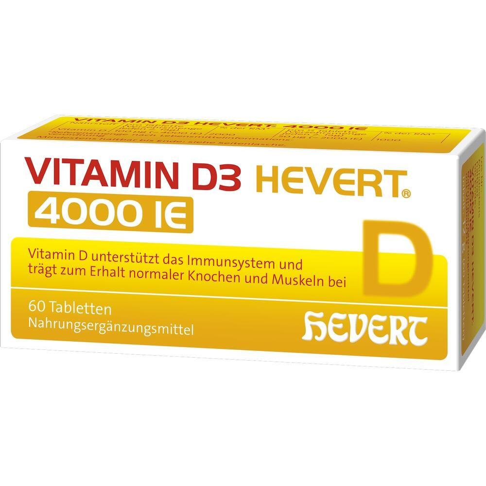 Abbildung für VITAMIN D3 HEVERT 4.000 I.E. Tabletten