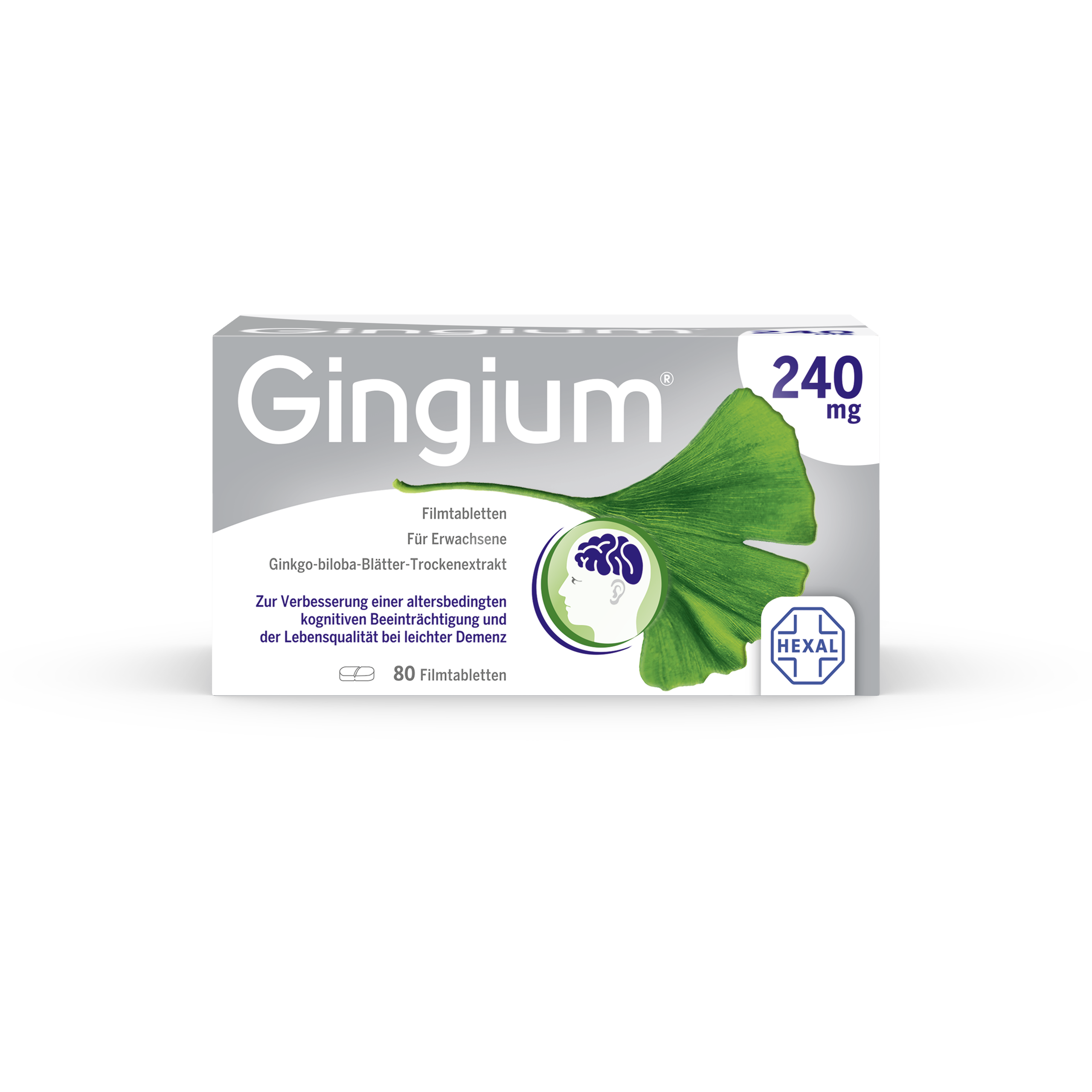 Abbildung für GINGIUM 240 mg Filmtabletten