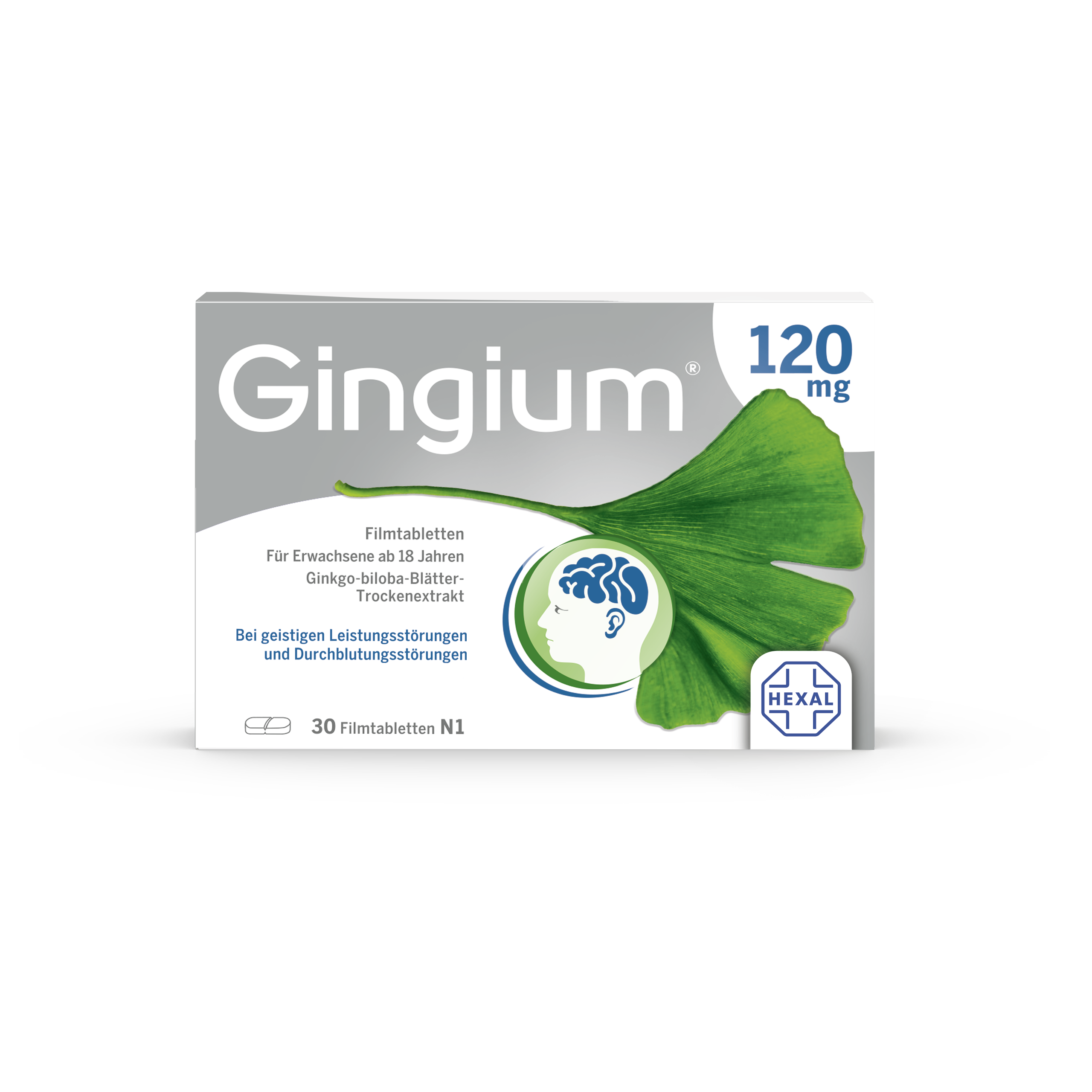 Abbildung für GINGIUM 120 mg Filmtabletten
