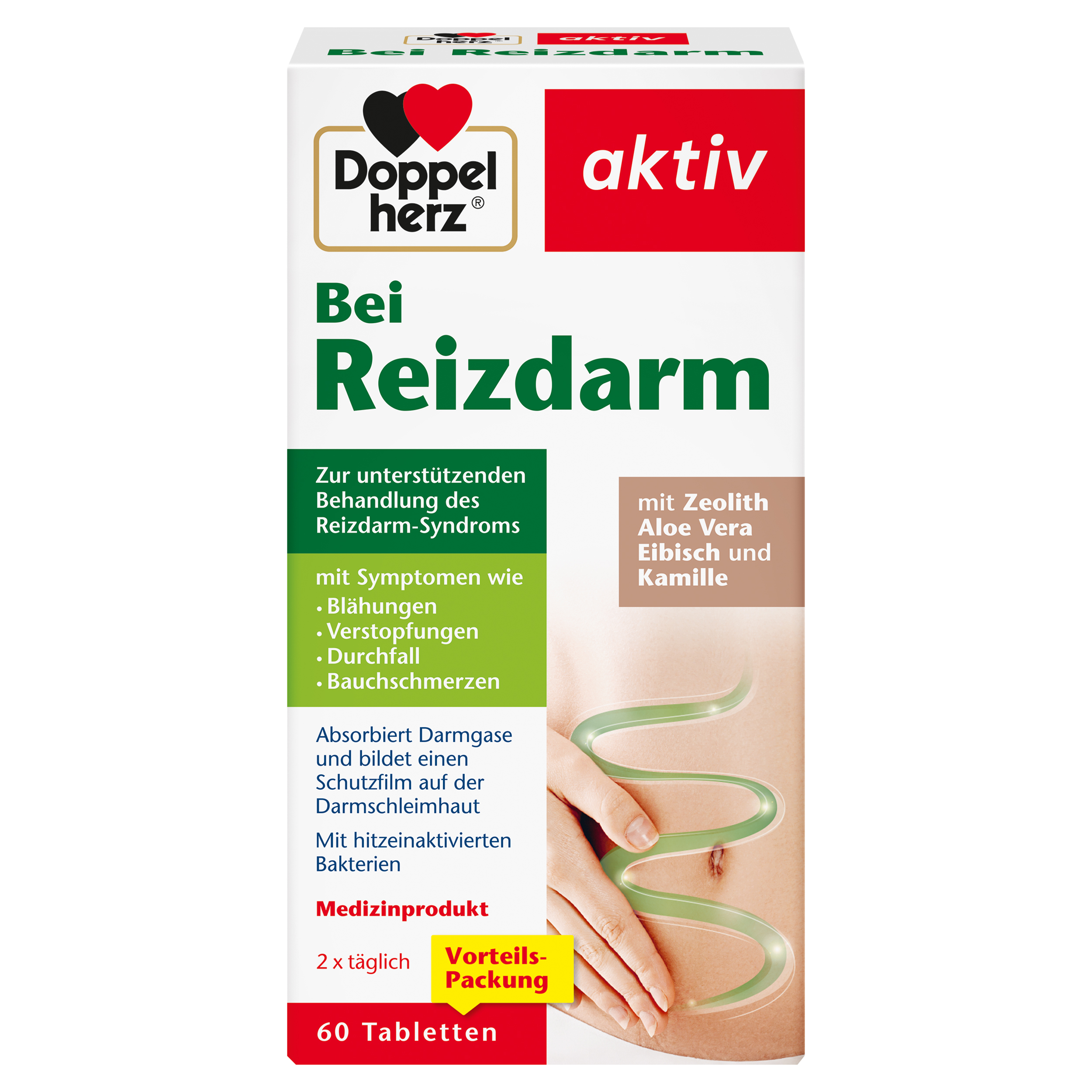Abbildung für DOPPELHERZ bei Reizdarm Tabletten