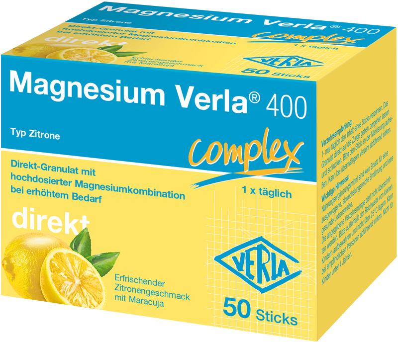 Abbildung für Magnesium Verla® 400 Typ Zitrone
