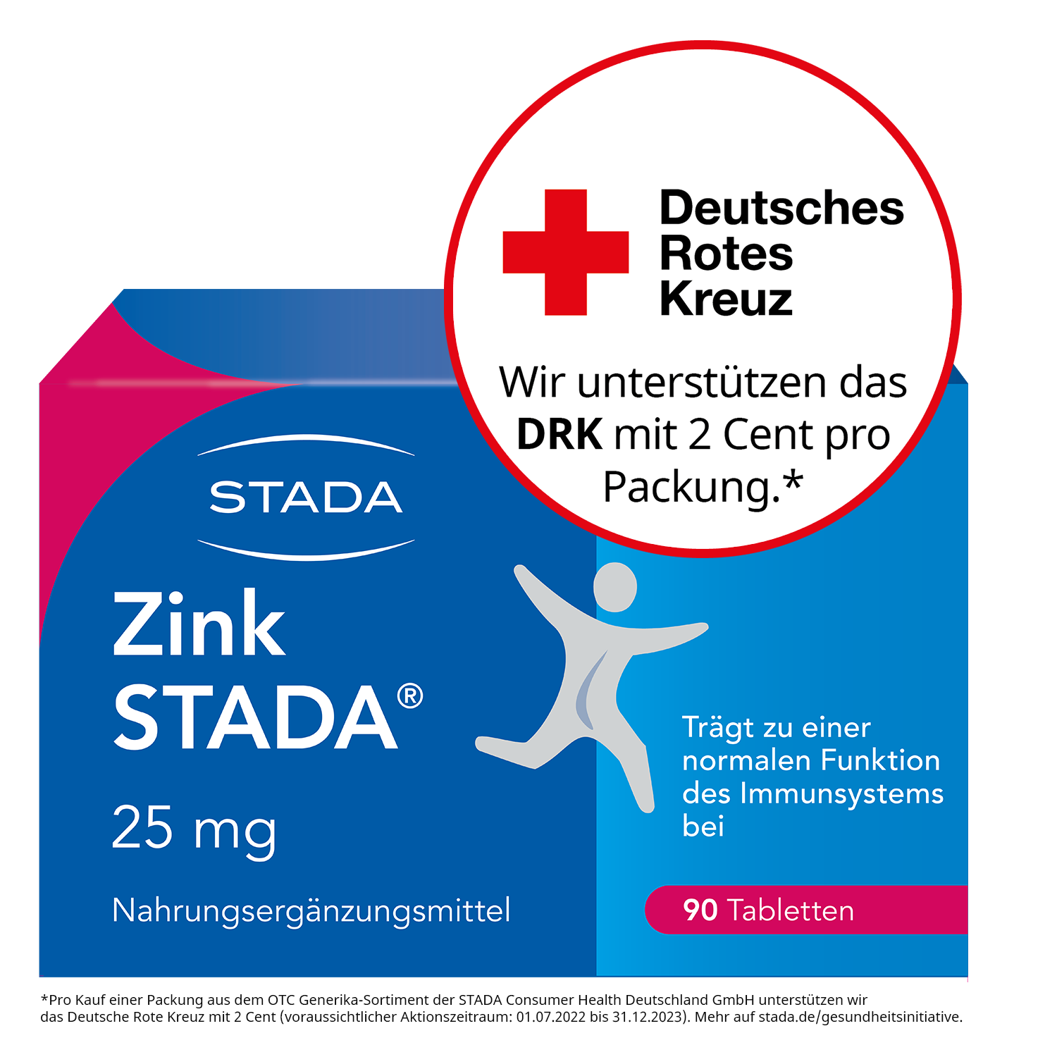 Abbildung für ZINK STADA 25 mg Tabletten